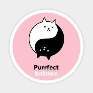 Ying Yang Cats Purrfect Magnet